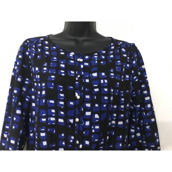 NEW YORK & COMPANY Blouse Top Waist SZ XS X-Small - Picture 4 of 8